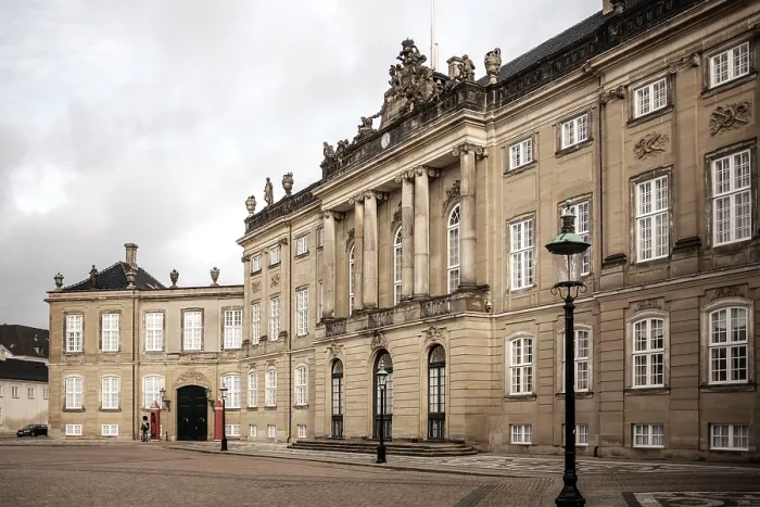 Framed Print : A close-up of a historic building with detailed architecture
