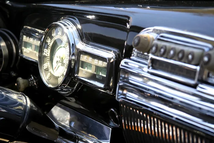 Framed Print : Close-up of vintage car interior Framed Print : Close-up of vintage car interior