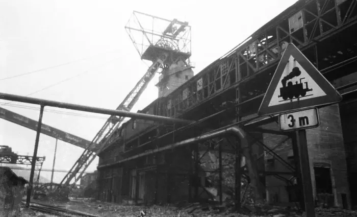 Framed Print : Closed collieries, colliery ruins