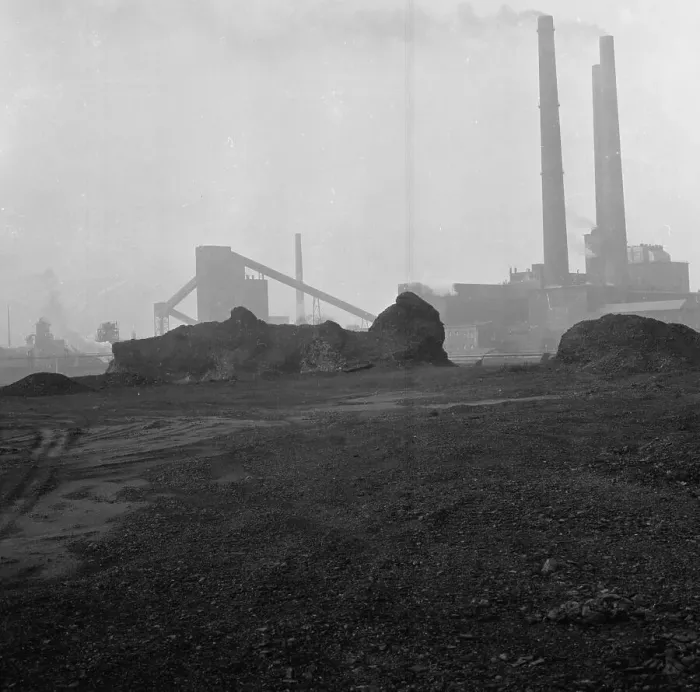 Framed Print : Closed collieries, colliery ruins
