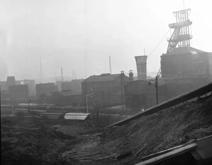 Framed Print : Closed collieries, colliery ruins Framed Print : Closed collieries, colliery ruins