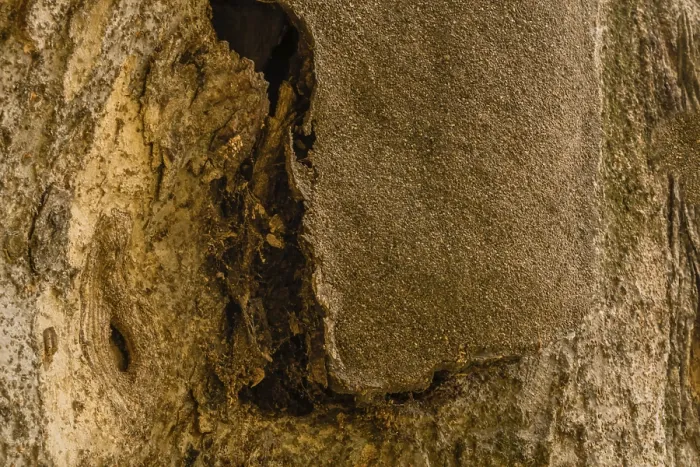 Framed Print : Closeup of the bark of a large old tree where tar that was used to repair tree has separated from tree in South Korea Framed Print : Closeup of the bark of a large old tree where tar that was used to repair tree has separated from tree in South Korea