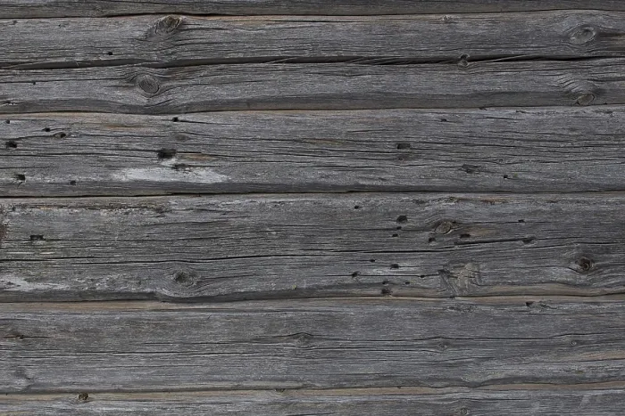 Framed Print : Closeup of old log wall texture, Lapland, Finland