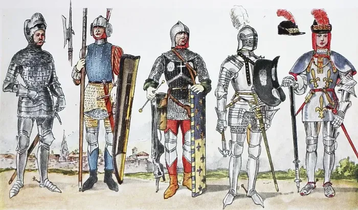 Framed Print : Clothing, in the 15th century, from lks Framed Print : Clothing, in the 15th century, from lks