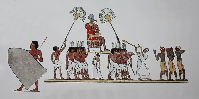 Framed Print : Clothing in Ancient Egypt, New Kingdom