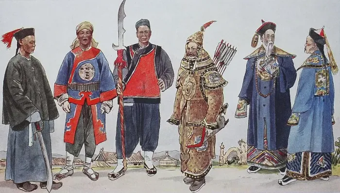 Framed Print : Clothing, circa 19th century, costumes