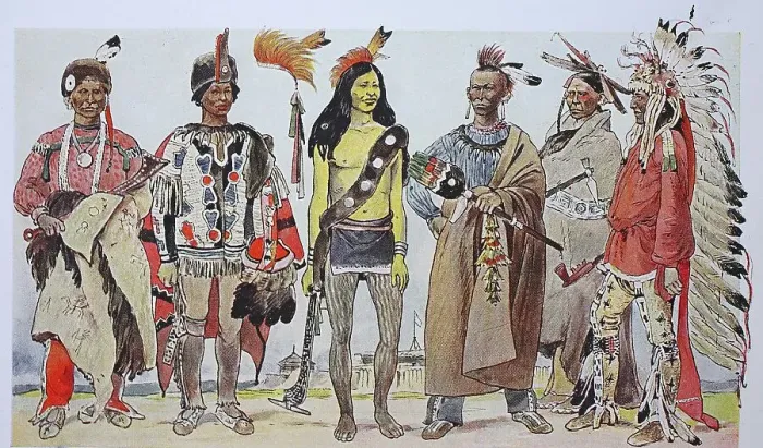Framed Print : Clothing, fashion in North America