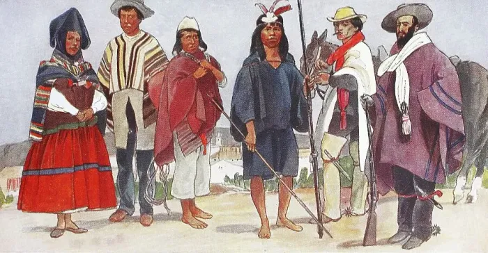 Framed Print : Clothing, fashion in South America