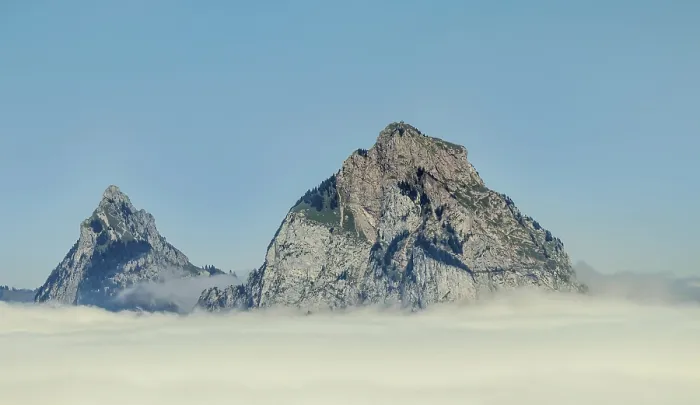 Framed Print : Above the Clouds, Small Myths and Big Myths