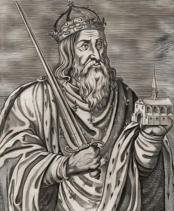 Framed Print : Clovis, Chlodovechus, Chlodwig I. Chlodowech, 466-511, King of the Franks of the Merovingian dynasty, digitally edited Framed Print : Clovis, Chlodovechus, Chlodwig I. Chlodowech, 466-511, King of the Franks of the Merovingian dynasty, digitally edited