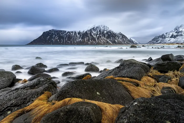 Framed Print : Coast at the beach of Skagsanden