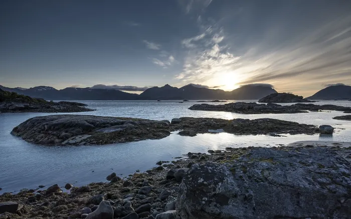 Framed Print : Coastal Archipelago, Lofoten, Nordland