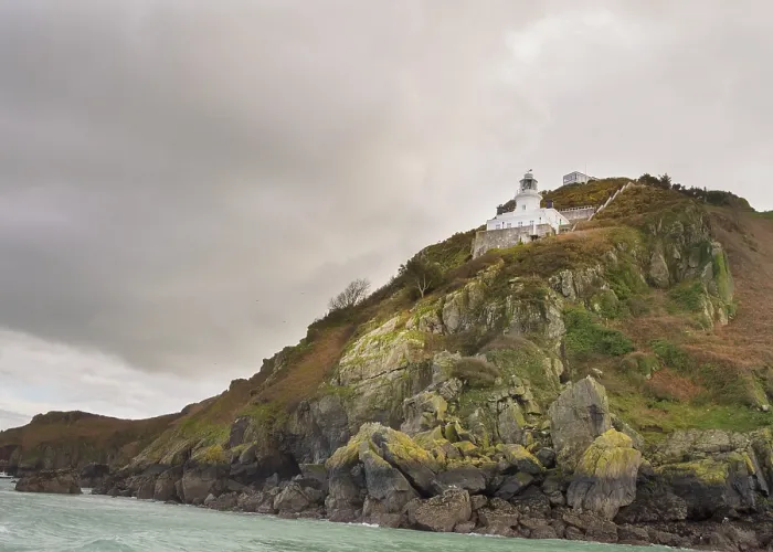 Framed Print : Coastal scene on Sark Lighthouse Framed Print : Coastal scene on Sark Lighthouse