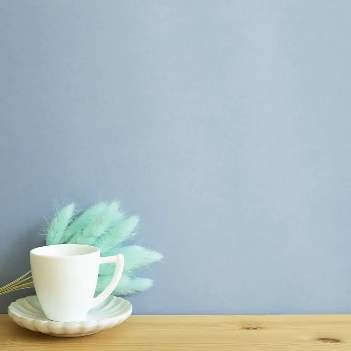 Framed Print : Coffee cup with Lagurus ovatus dry grass on wooden table Framed Print : Coffee cup with Lagurus ovatus dry grass on wooden table