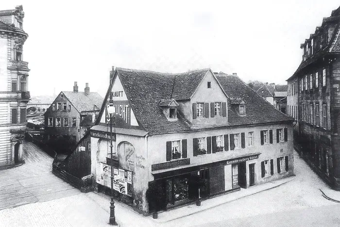 Framed Print : Coin mill, around 1895, on the site of today's Iwalewahaus