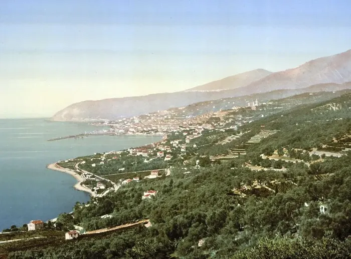 Framed Print : Col di Paggio, San Remo, Riviera Framed Print : Col di Paggio, San Remo, Riviera