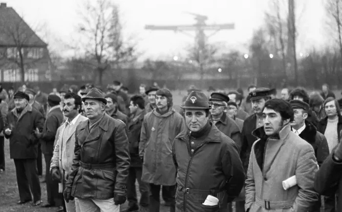 Framed Print : The collective bargaining dispute (strike) of the Industrial Union of Metalworkers (IG Metall)