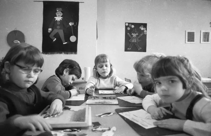 Framed Print : This colliery kindergarten with lots of music and paintings by Ruhrkohle AG (RAG)