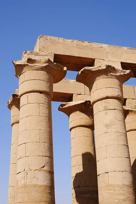 Framed Print : Colonnade, Luxor Temple, Luxor, Egypt
