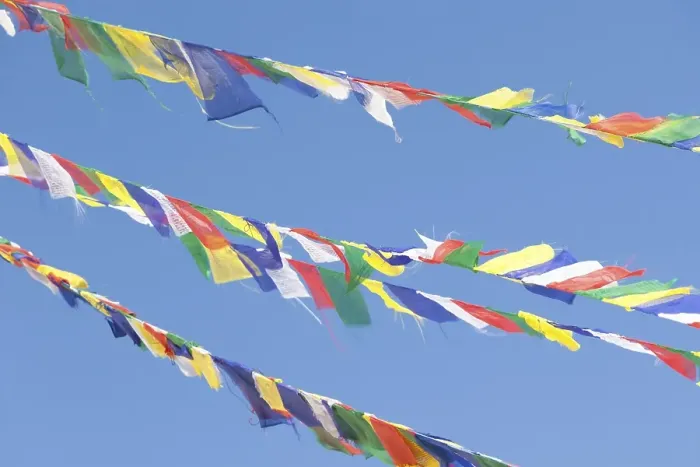 Framed Print : Colored prayer flags at Boudhanath stupa Framed Print : Colored prayer flags at Boudhanath stupa