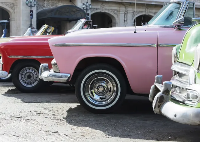 Framed Print : Colorful American classic cars in Havana on Cuba Colorful American classic car on the street in Havana Cuba Framed Print : Colorful American classic cars in Havana on Cuba Colorful American classic car on the street in Havana Cuba