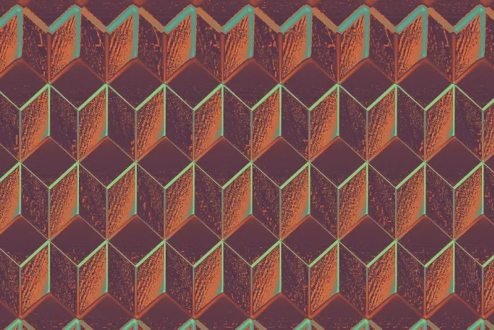 Framed Print : The colorful geometric abstract background