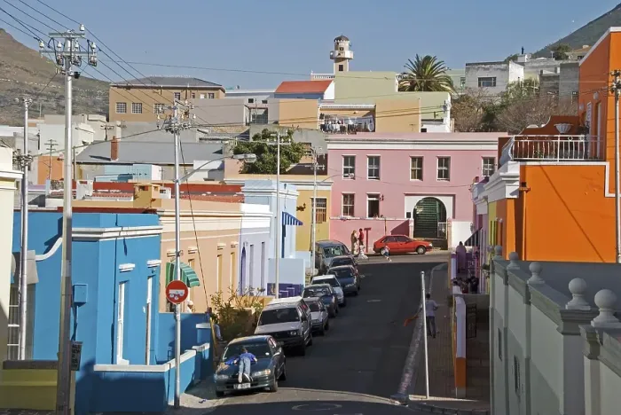 Framed Print : Colorful houses Bo_Kaap Malay Quarter