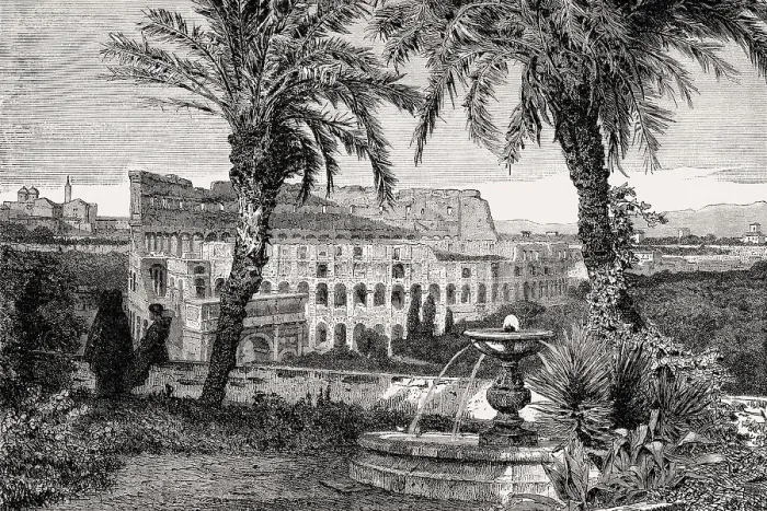 Framed Print : The Colosseum, ancient Amphitheatre
