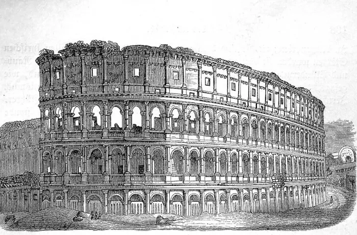 Framed Print : Colosseum or Coliseum, the Flavio Amphitheatre