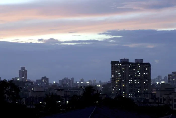 Framed Print : Colourful cloud, evening view after sunset
