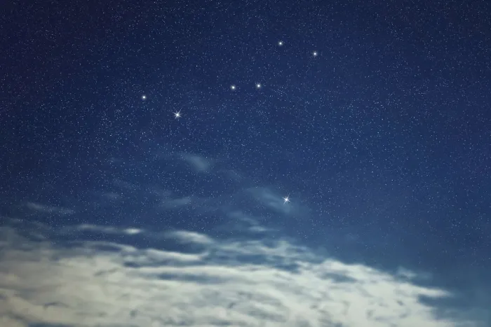 Framed Print : Columba star constellation, Night sky