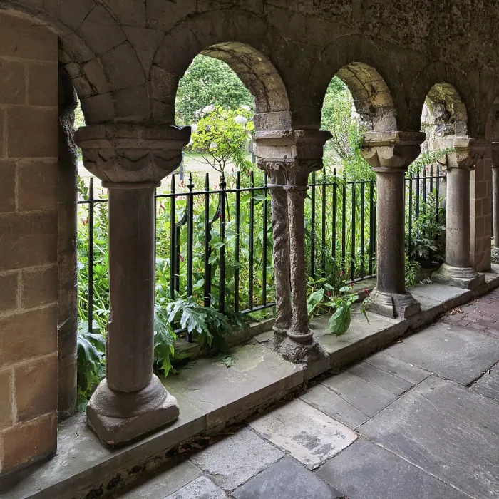 Framed Print : Columns, portico, Canterbury Cathedral