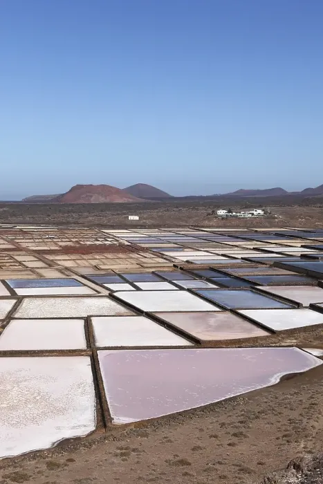 Framed Print : Commercial salt works, Salinas de Janubio