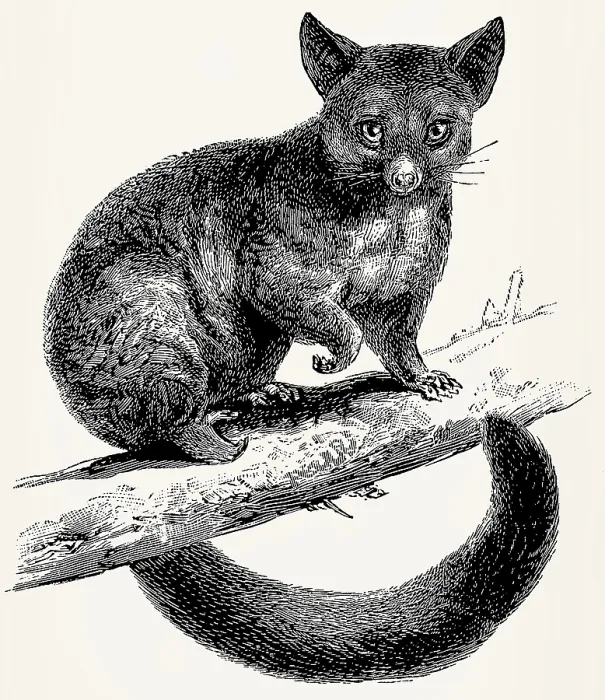 Framed Print : The common brushtail possum (Trichosurus vulpecula)