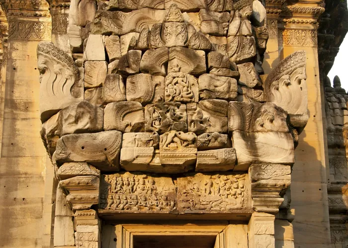 Framed Print : The complex at Phimai dates originally from the reign of Surayavarman II (r)