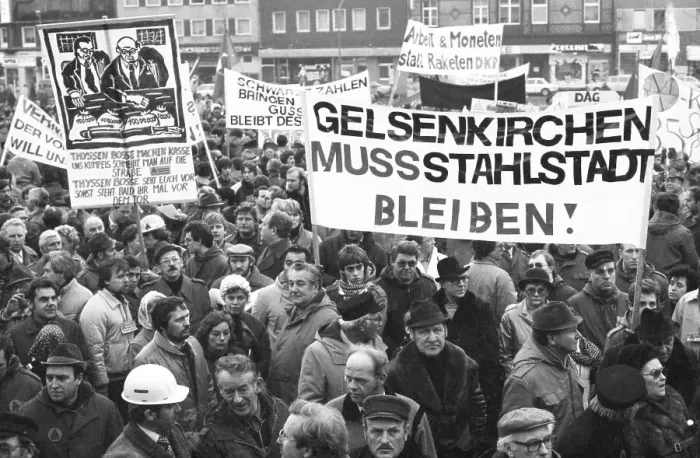 Framed Print : Concern for their jobs brought more than 5