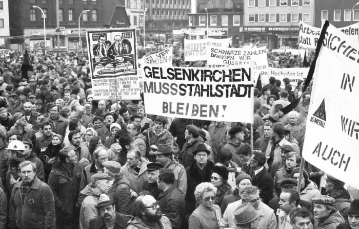 Framed Print : Concern for their jobs brought more than 5
