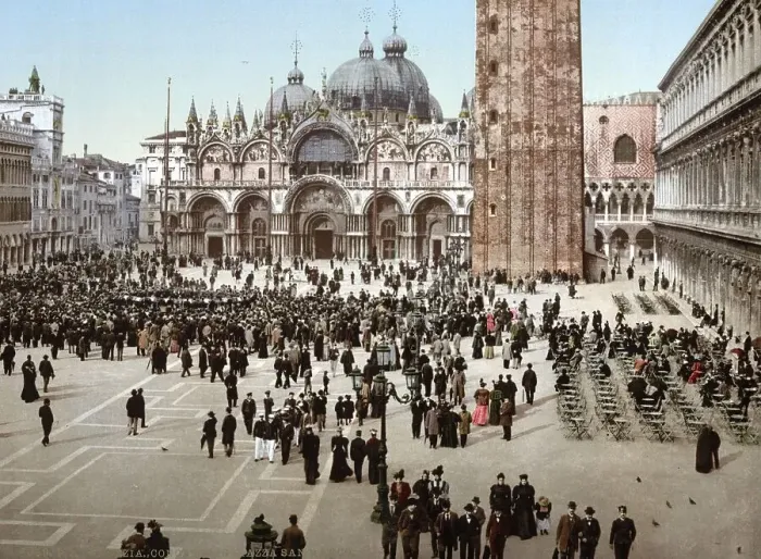 Framed Print : Concert in St Mark's Place