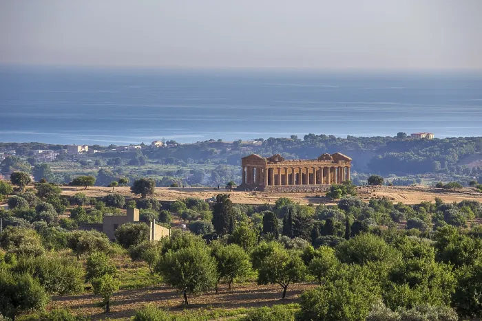 Framed Print : Concordia temple, Agrigento, Sicily, Italy