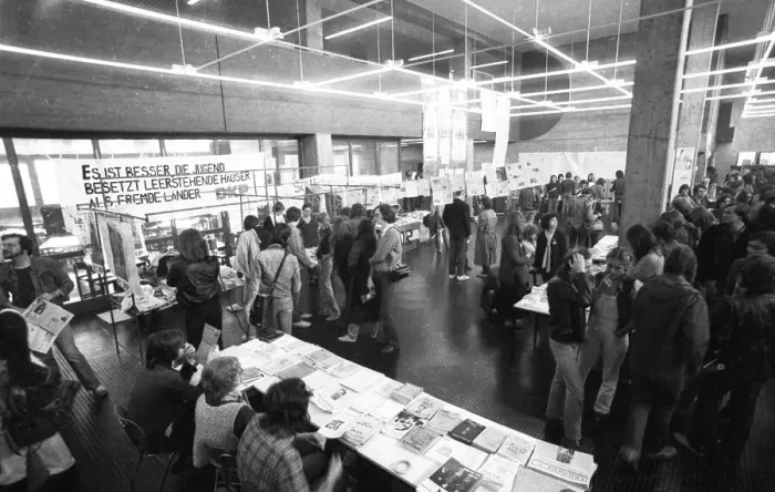 Framed Print : Congress of the alternative, left-wing scene on squatting on 28