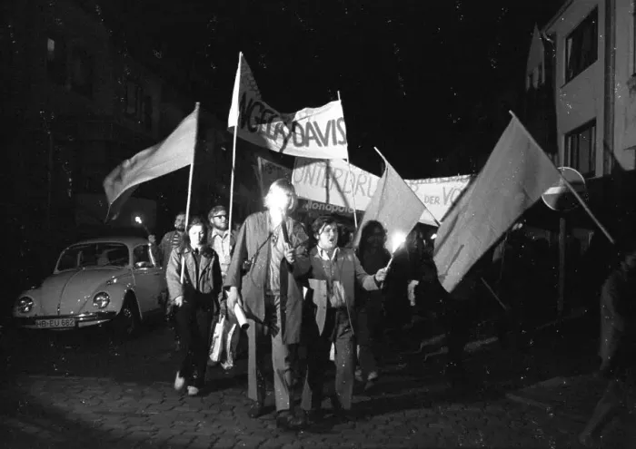 Framed Print : The congress of the DKP-affiliated Socialist German Workers Youth (SDAJ) on 11