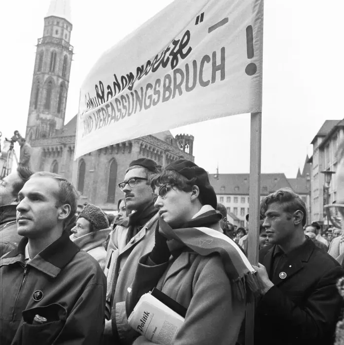 Framed Print : The Congress Emergency of Democracy was a first significant manifestation of trade unions