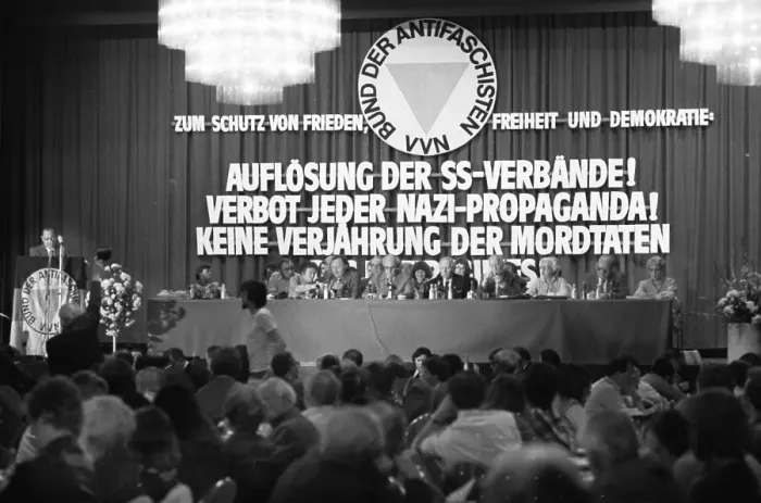 Framed Print : The Congress of the League of Anti-Fascists (VVN) on 25 Framed Print : The Congress of the League of Anti-Fascists (VVN) on 25