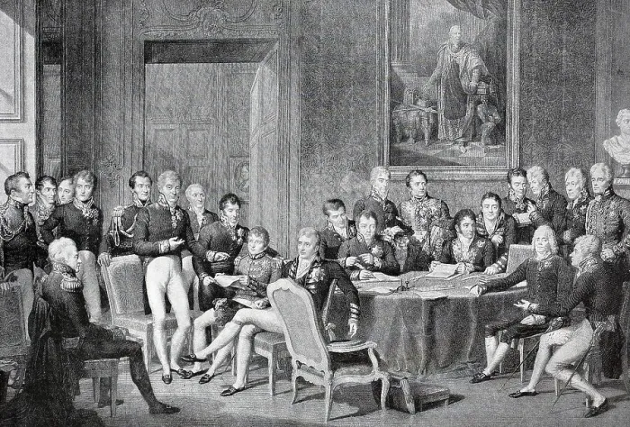 Framed Print : The Congress of Vienna was a conference of ambassadors of European states chaired by the Austrian statesman Klemens