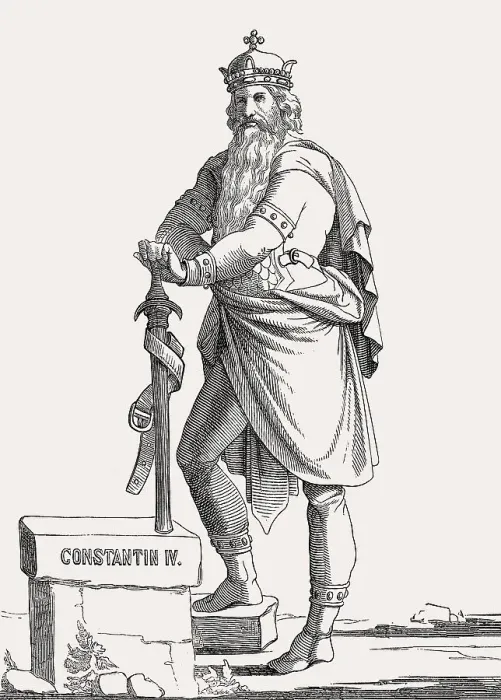 Framed Print : Constantine IV, Eastern Roman Emperor from 668 to 685 Framed Print : Constantine IV, Eastern Roman Emperor from 668 to 685