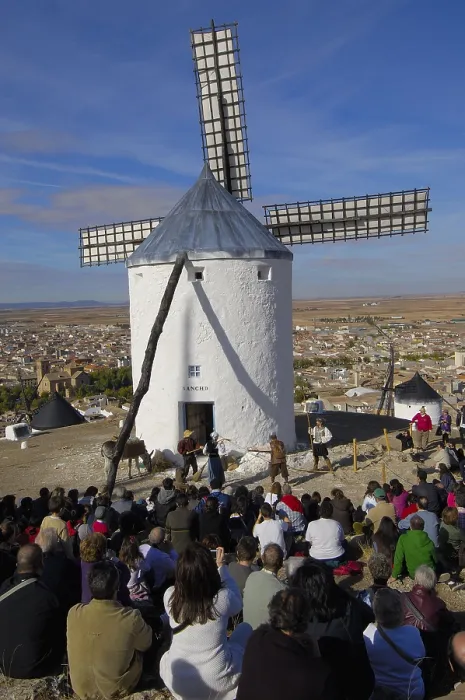 Framed Print : Consuegra, representation of Quixote during the Saffron Rose Festival Framed Print : Consuegra, representation of Quixote during the Saffron Rose Festival