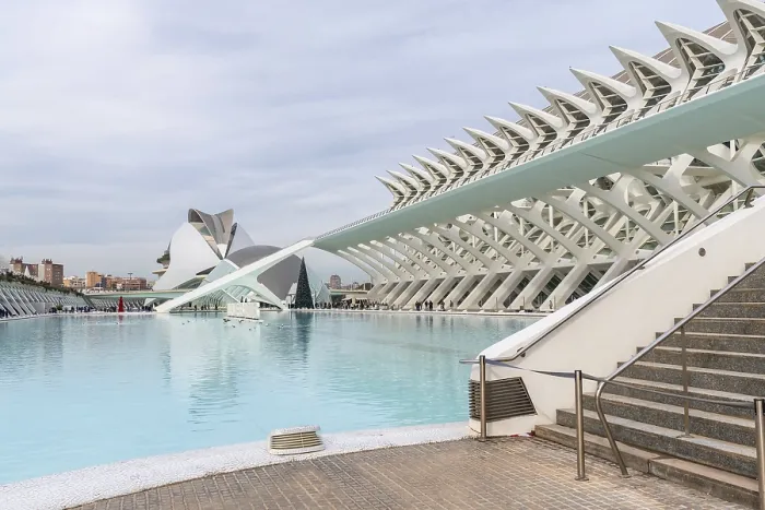 Framed Print : Contemporary architecture of the city of arts and sciences in valencia