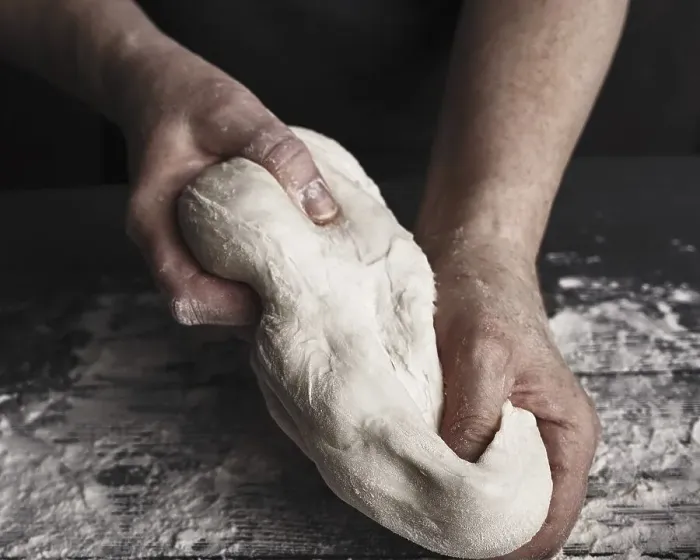 Framed Print : Cooking dough by elderly woman cook hands for homemade pastry bread Framed Print : Cooking dough by elderly woman cook hands for homemade pastry bread