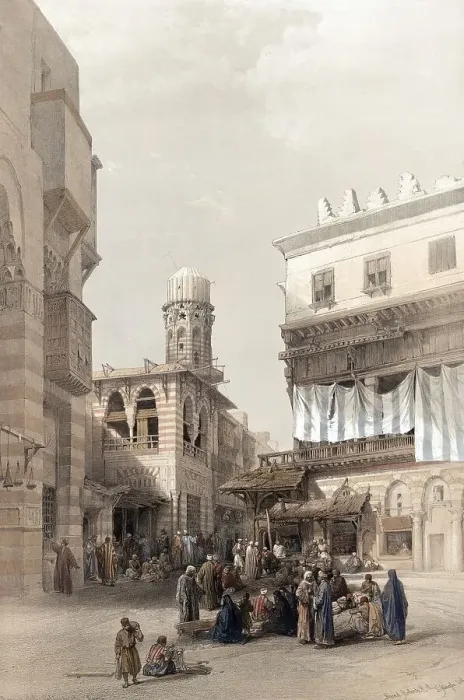 Framed Print : Coppersmiths Bazaar, Cairo
