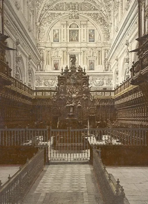Framed Print : Cordoba. El Coro del la Catedral